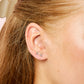 Harriet Stud Earrings Silver & Turqouise