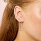 Harriet Stud Earrings Silver & Turqouise