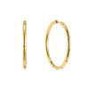 Hebe Gold Green Thin Bigger Star Hoop