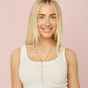 India Droplet Necklace Gold & Turquoise