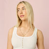 India Droplet Necklace Gold & Turquoise