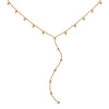 India Droplet Necklace Gold & Crystal