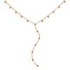 India Droplet Necklace Gold & Red