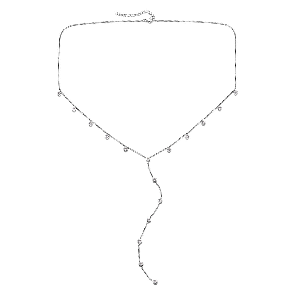 India Crystal Droplet Necklace