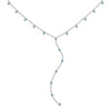 India Droplet Necklace Silver & Turqouise