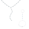 The India & Madeleine Set – Silver & Turqouise