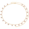 Ivy Belly Chain Pink & Gold