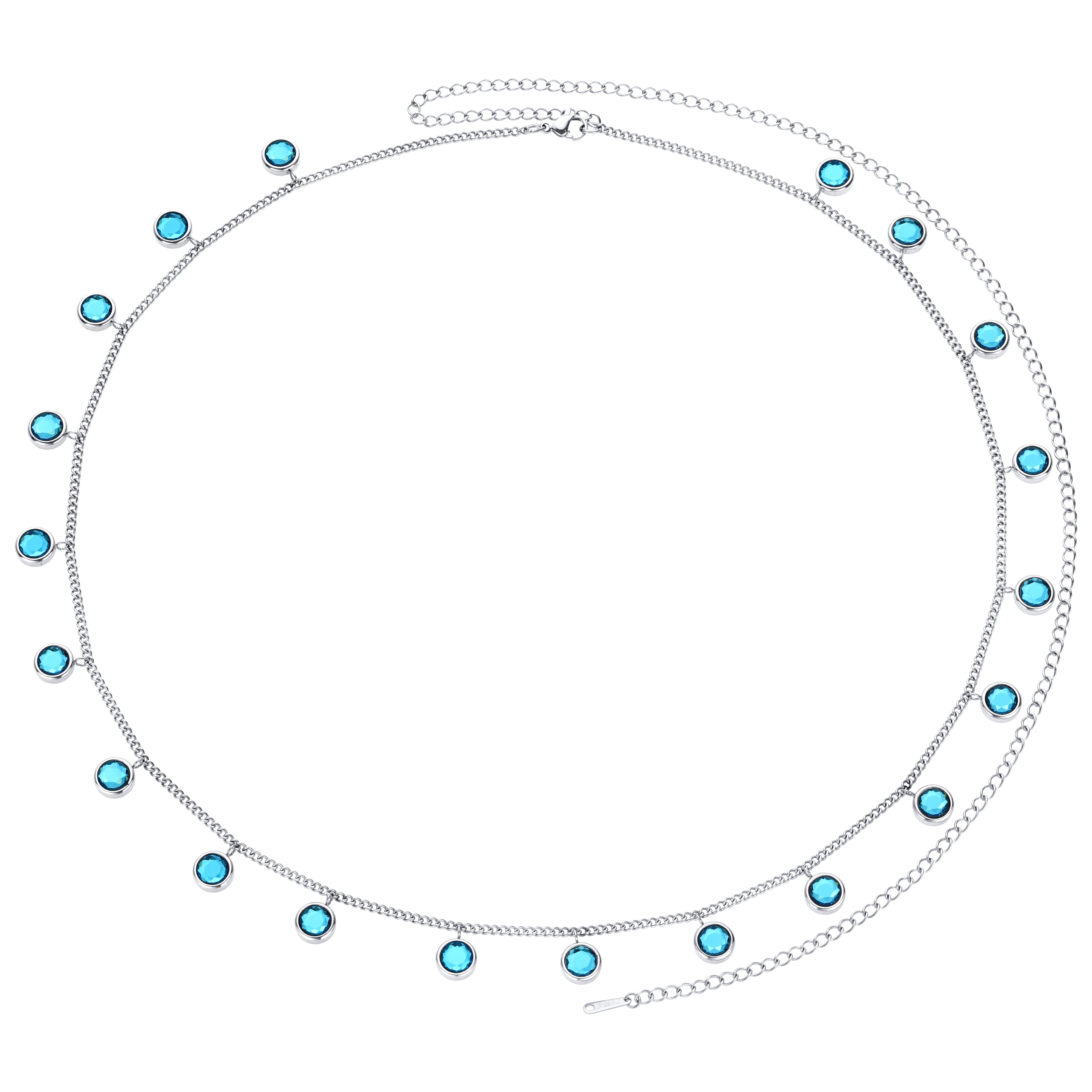 Ivyson Chain Ivy Belly Chain Turquoise & Silver – Bijoux De Mimi