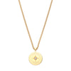 Izzy Star Pendant Necklace Crystal  & Gold