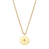 Izzy Star Pendant Necklace Pink & Gold