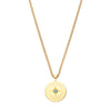 Izzy Star Pendant Necklace Turquoise & Gold