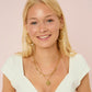 Izzy Star Pendant Necklace Crystal  & Gold