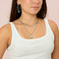 Izzy Star Pendant Necklace Blue & Silver