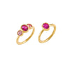 Kate Pink Gold Double Stack Ring