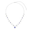 Kezia Silver Blue Star Stacking Necklace