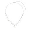 Kezia Silver Crystal Star Stacking Necklace