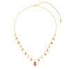 Kezia Gold Pink Star Stacking Necklace