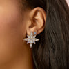 Kiki Silver Multi-Blue Star Stud Earrings
