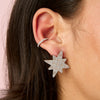 Lily Silver Crystal Ear Cuff