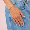 Nancy Gold Turquoise Pull Bracelet