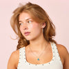 Maddie Silver Turquoise Simple Stone Necklace