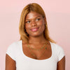 Hannah Gold Green Tonal Chunky Chain Necklace