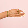 Kareena Gold Green Hand Chain