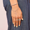Faye Silver Crystal Organic Ring