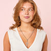 Phoebe Silver Crystal Cross Pendant Charm