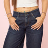 Kareena Gold Blue Hand Chain