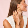 Ariella Gold Blue Stacking Star Hand Chain