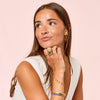 Ariella Gold Blue Stacking Star Hand Chain
