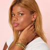 Ariella Gold Green Stacking Star Hand Chain