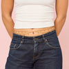Lara Gold Pink Double Star Stacking Belly Chain