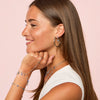 Ariella Silver Blue Stacking Star Hand Chain