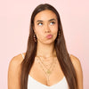 Amy Gold Pink Stacker Necklace