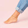 Poppy Gold Blue Star Anklet