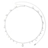 Lara Silver Crystal Double Star Stacking Belly Chain