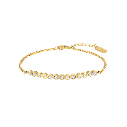 Lauren Gold Crystal Bracelet
