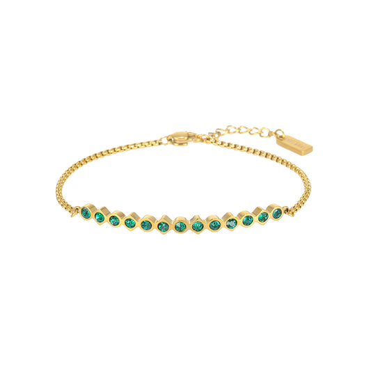 Lauren Gold Green Bracelet