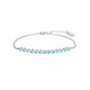 Lauren Silver Turquoise Bracelet