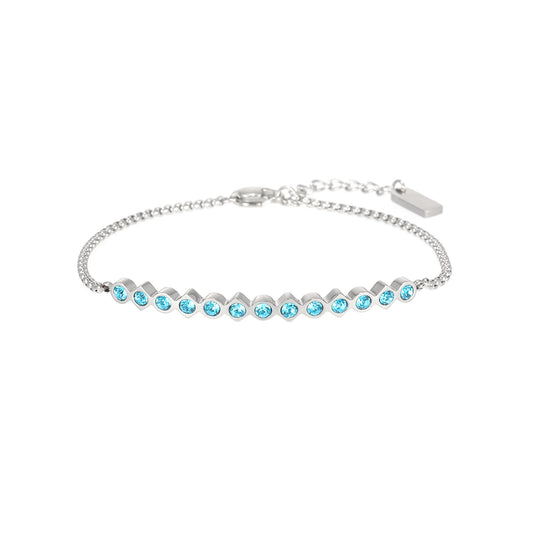 Lauren Silver Turquoise Bracelet