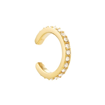 Lily Crystal Gold Dainty Ear Cuff