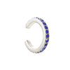 Lily Silver Blue Ear Cuff