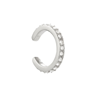 Lily Silver Crystal Ear Cuff