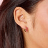 Lola Pink Huggie Earrings