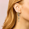 Freya Rainbow Silver Droplet Statement Studs