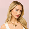 Etalie Pink Gold Charm Necklace