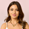 Etalie Rainbow Gold Charm Necklace
