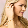 Tomi Crystal Gold Tennis Bracelet